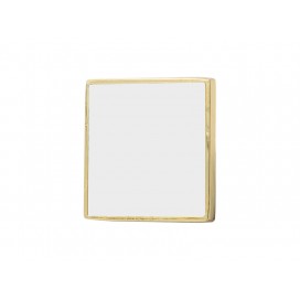 Metal Button (Gold, Square)(10/pack)